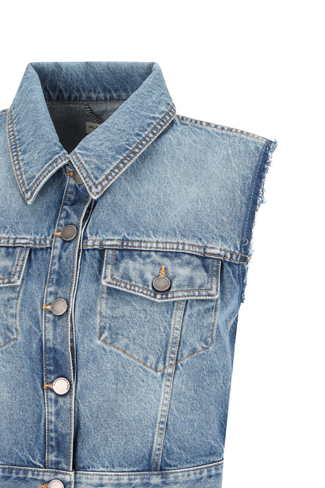 Alessandra Rich Cropped Waistcoat