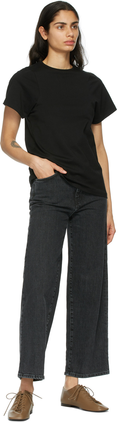 Totême Wide-legged Jeans In Black