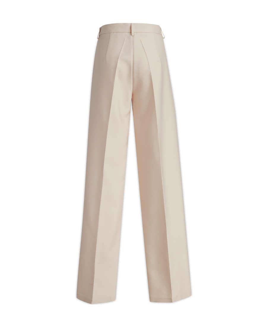 Magda Butrym Belt Ring Casual Pants In Nude