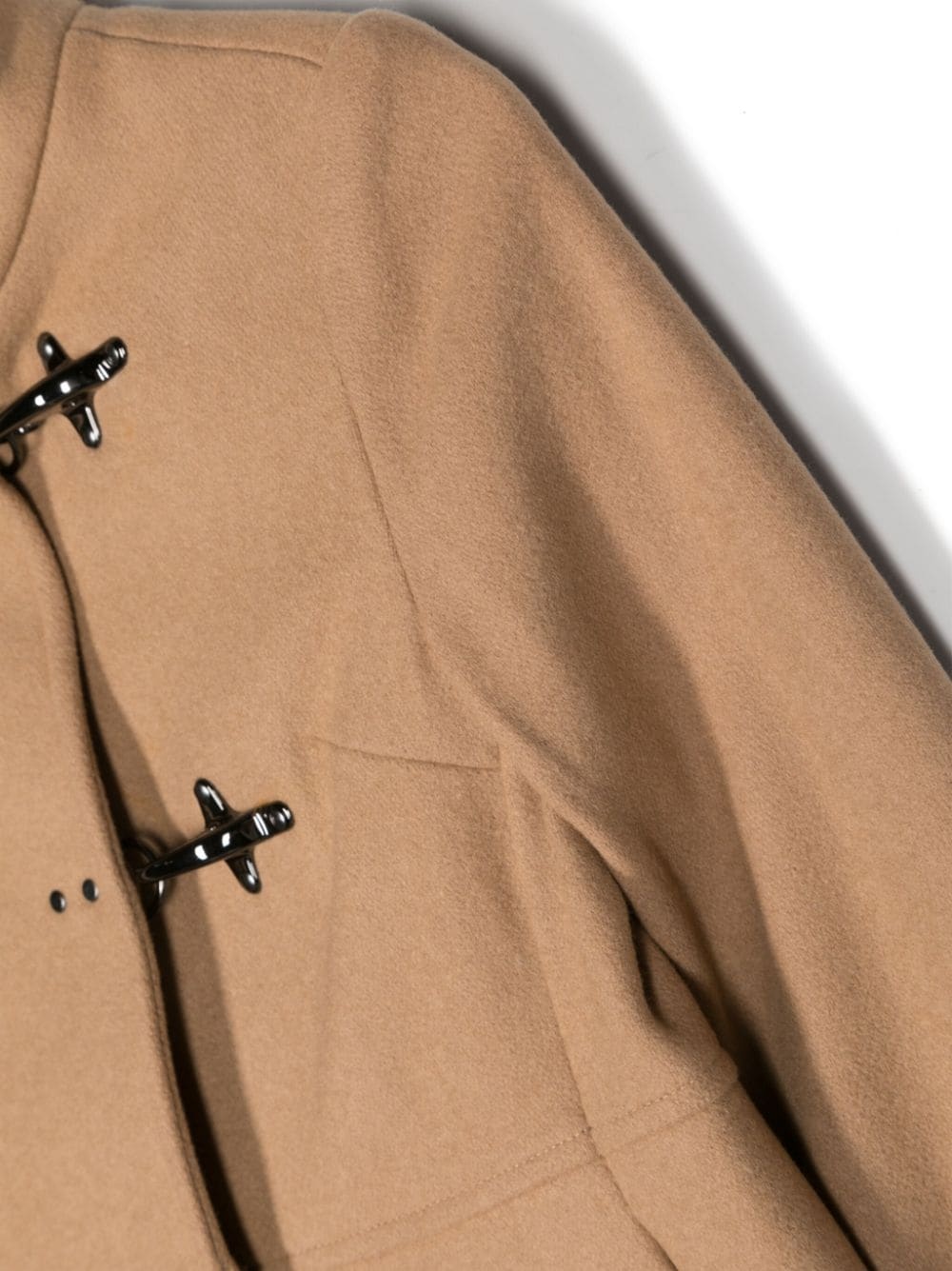 Fay Virginia Hook-fastening Coat In Nude