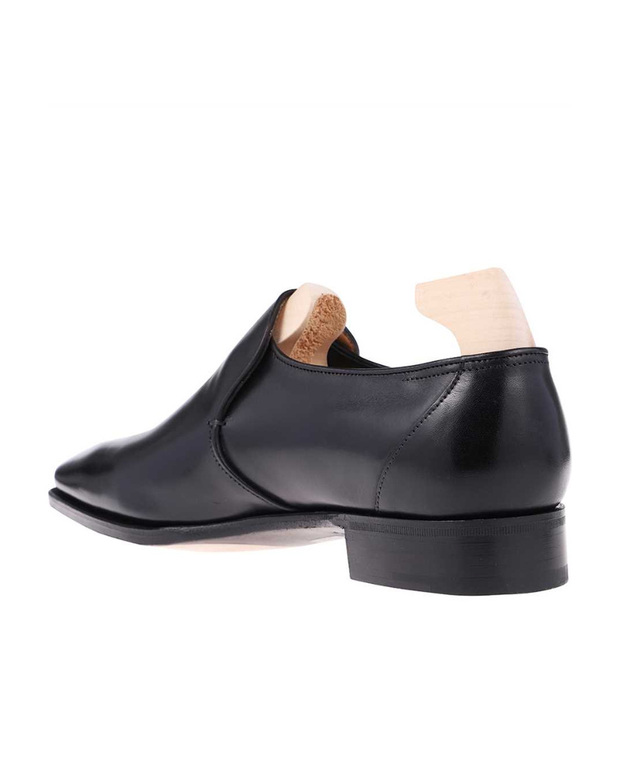 John Lobb Pointed Overset Business Casual Shoes In Black