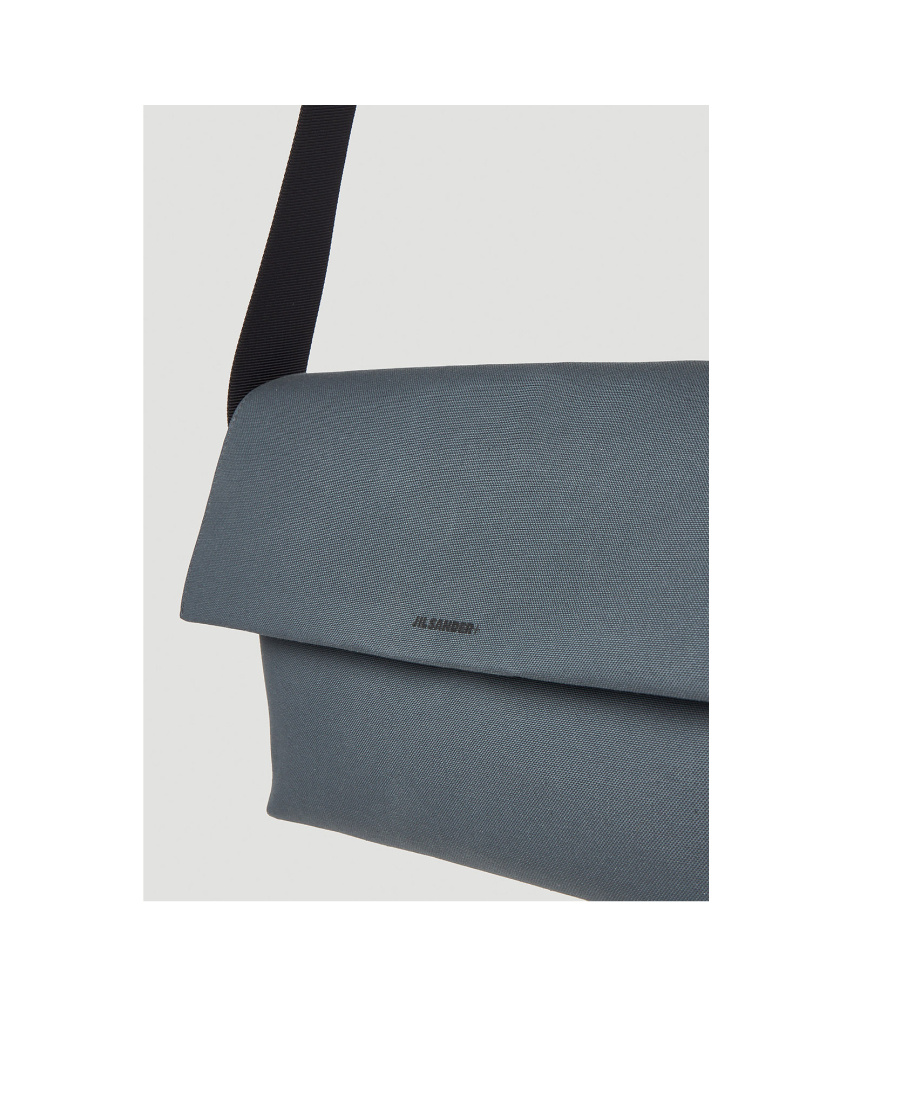 Jil Sander Utility Shoulder Bag In Blue