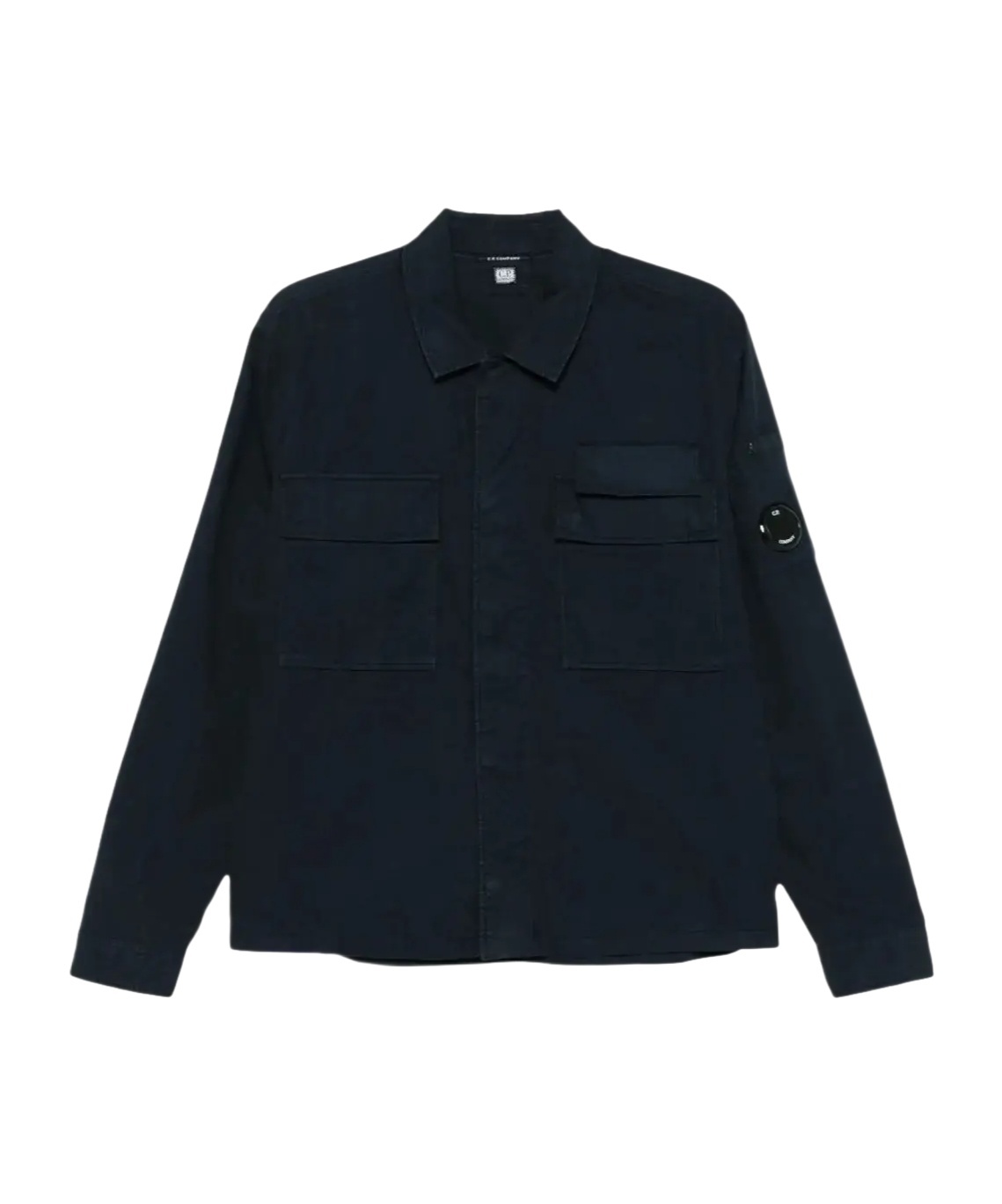 C.p. Company C.p.company Cotton Overshirt In Black