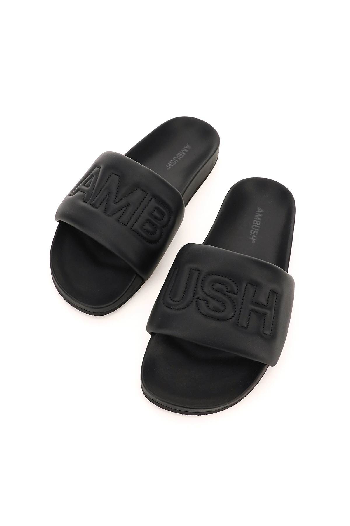 Ambush Quilted Slider Black No Color In Black