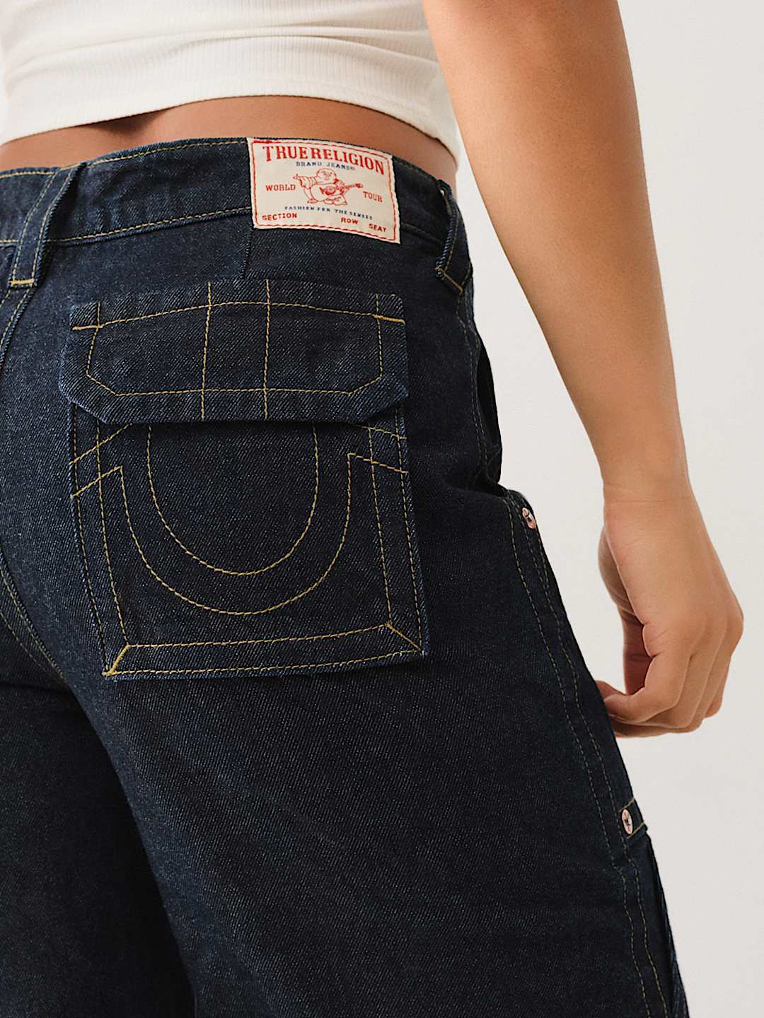 TRUE RELIGION CARPENTER BAGGY CARGO JEAN 