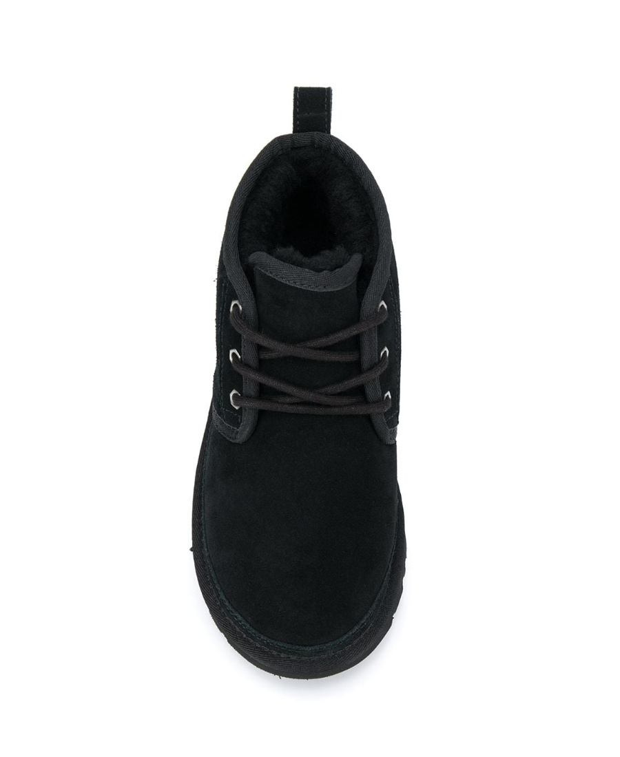 Ugg Round-head Laced Boots In Black