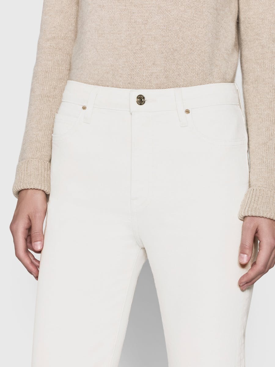 Frame Multi-pocket Jeans In White