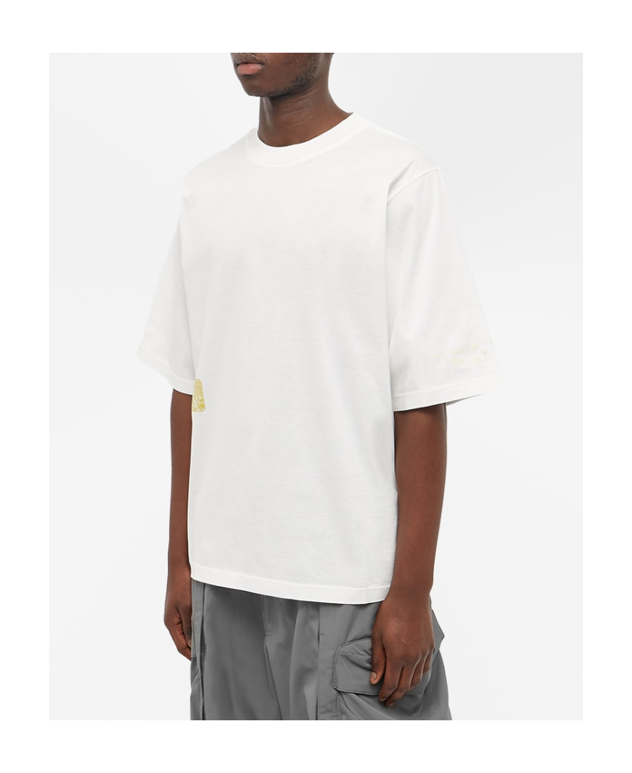Stone Island Graphic-print Short-sleeved T-shirt In White