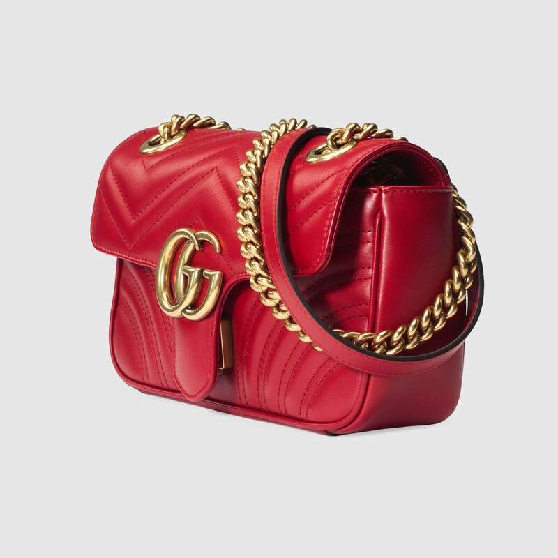 GUCCI GG MARMONT MATELASSÉ MINI BAG