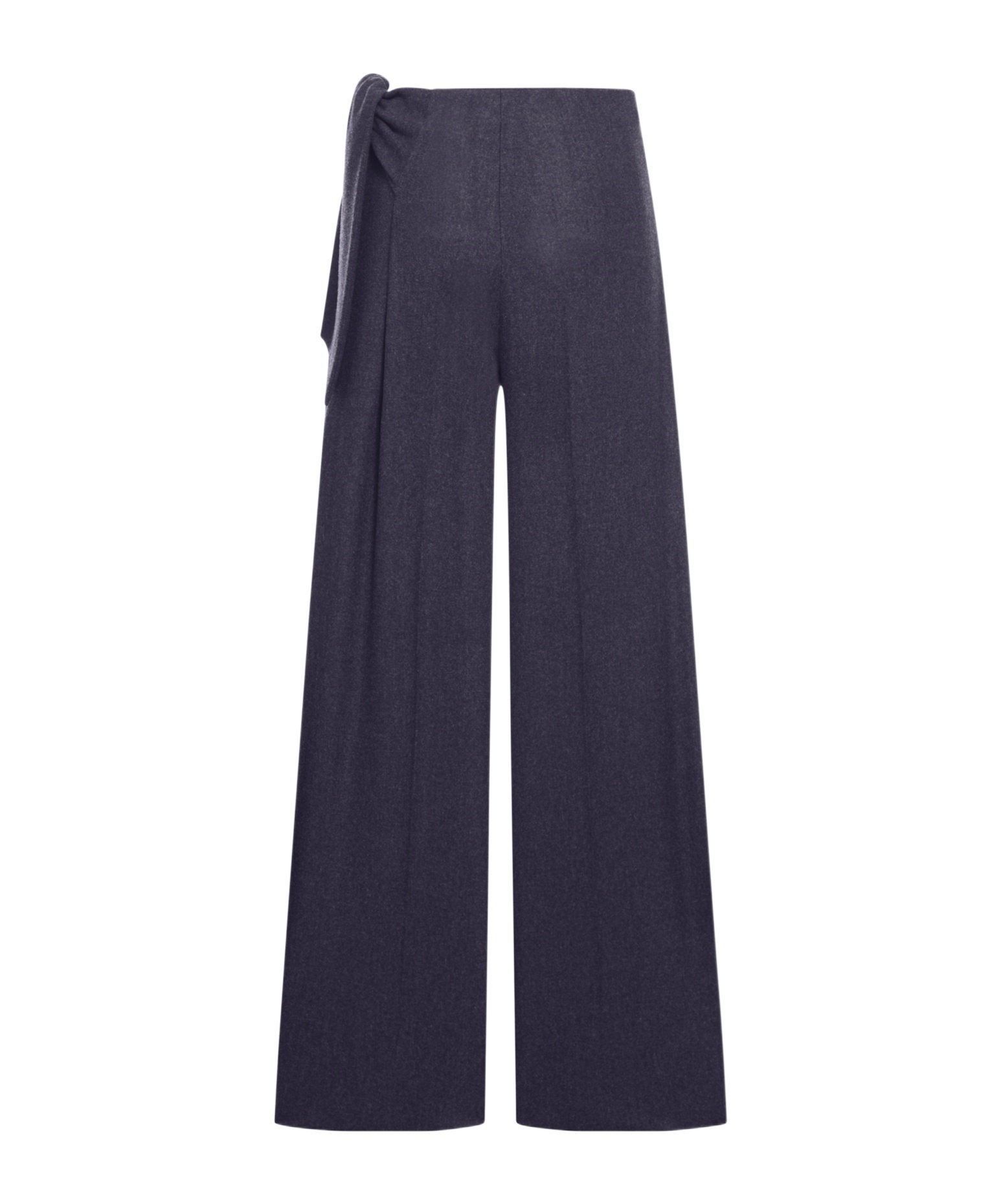 Max Mara Wide-leg Casual Pants In Black