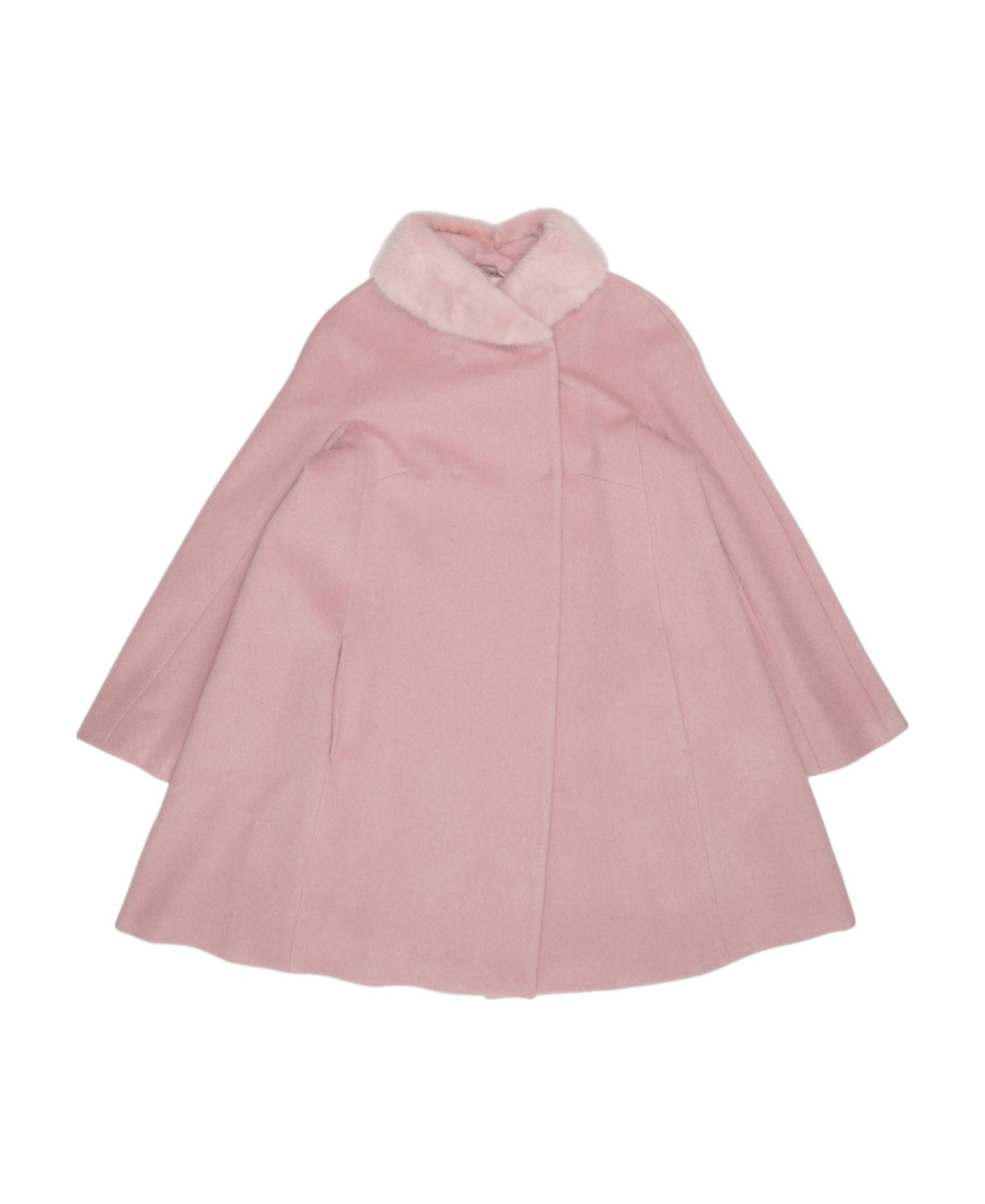 Max Mara Long-sleeved Coat In Pink
