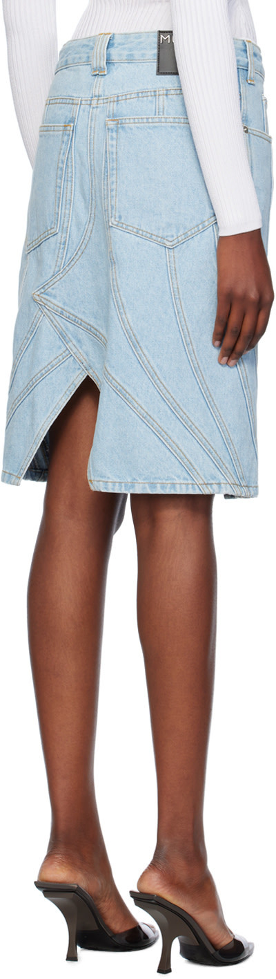MUGLER ASYMMETRIC MINI SKIRT