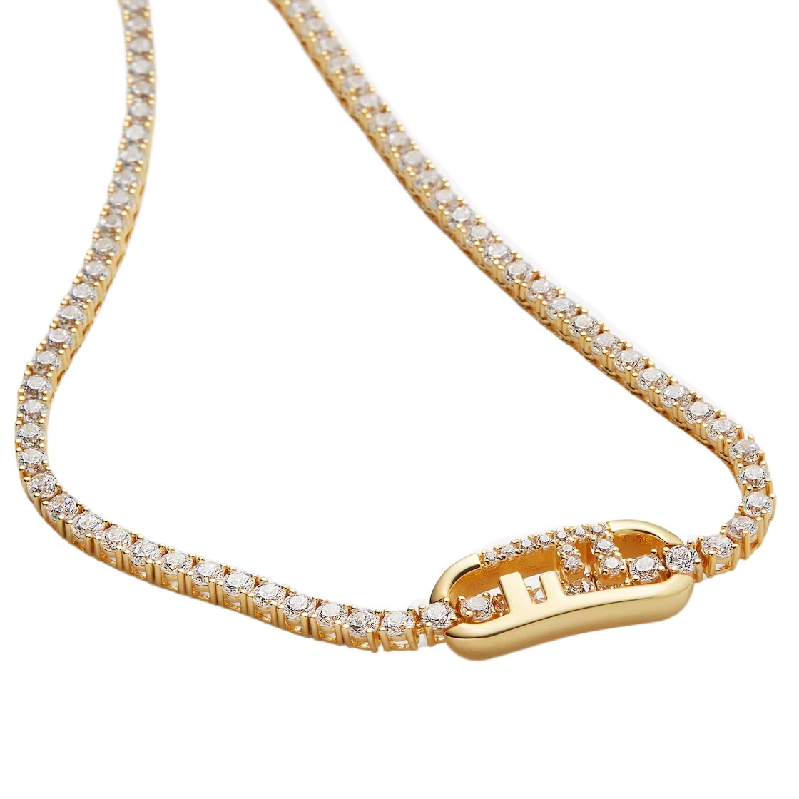 Fendi O'lock Necklace In Multi