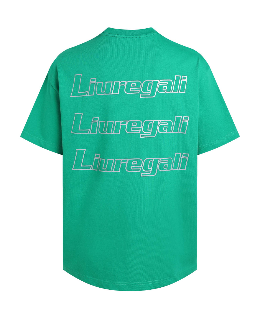 LIUREGALI LOGO DETAILS SHORT-SLEEVED T-SHIRT 