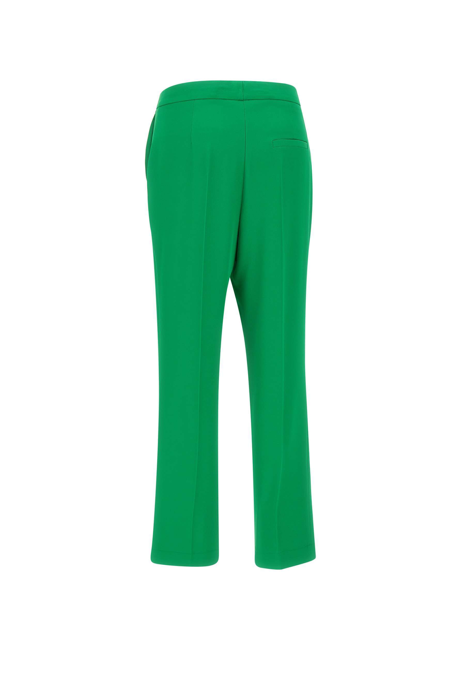 Kaos Pressed-crease Trousers In Green