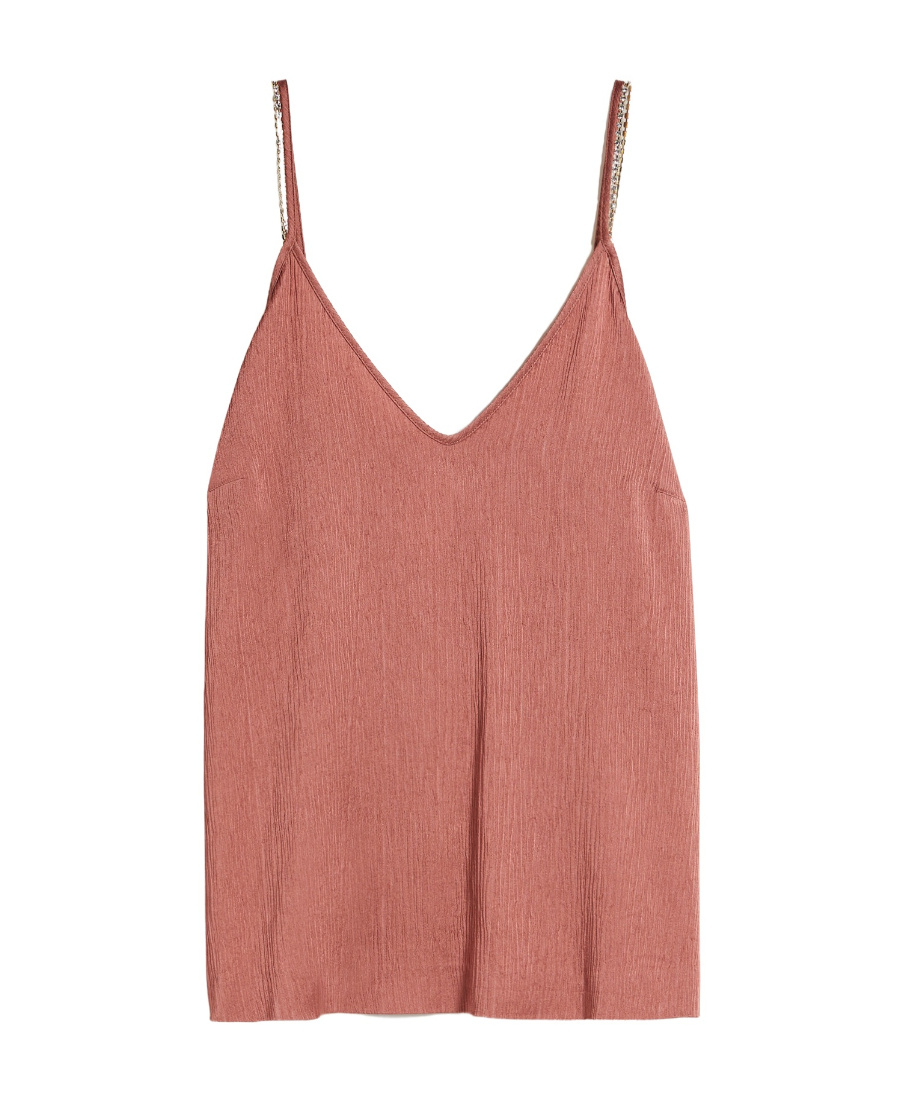 Max Mara Logo Vest In Pink