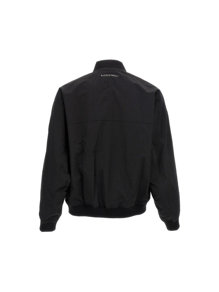 Shop A-cold-wall* Logo-print Bomber Jacket In Black