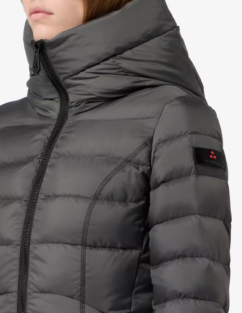 Peuterey Long-sleeved Cotton Jacket In Black
