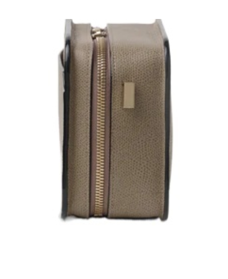 Valextra Logo Shoulder Bag In Brown