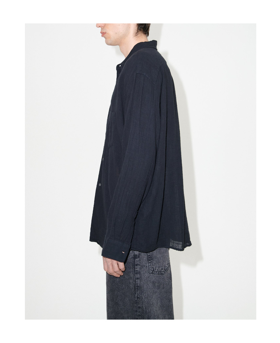 Our Legacy Beyond Buttoned Cuffs Long Sleeve Shirt In Black