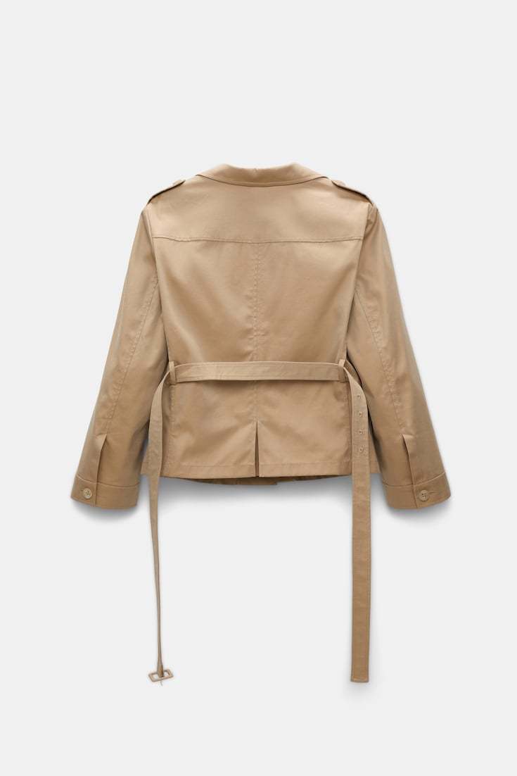 Dorothee Schumacher Trench Coat-blazer Hybrid In Brown