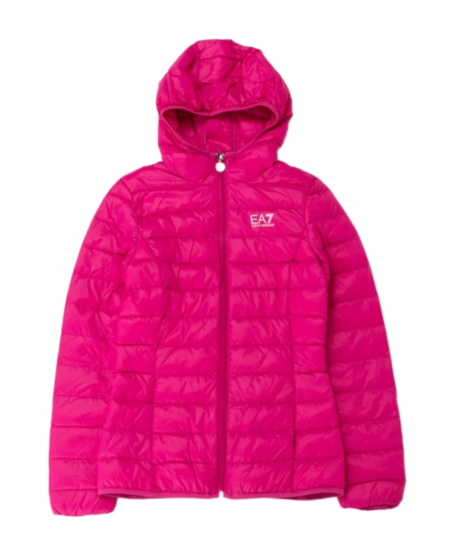 EA7 LOGO QUILTED DOWN JACKET 