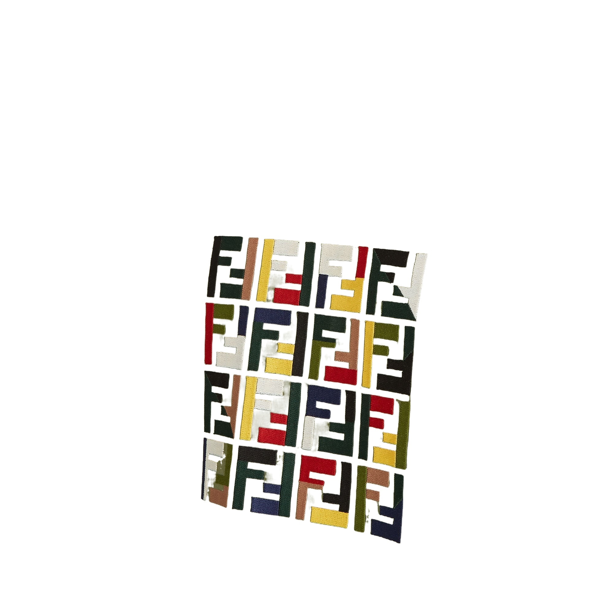 Fendi Crew Neck Cotton T-shirt With Graphic Print In Green
