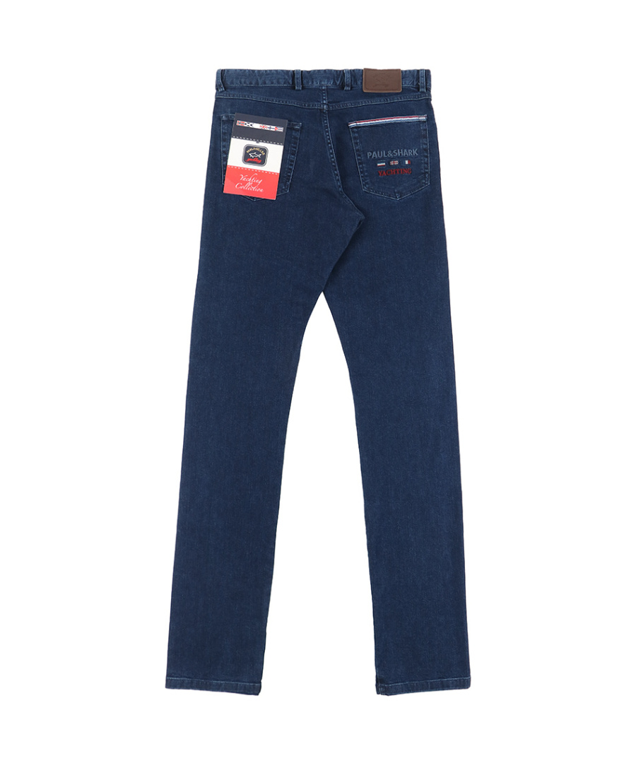 Paul & Shark Logo Jeans In Blue