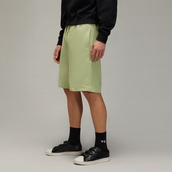 Y-3 French Terry Shorts In Green