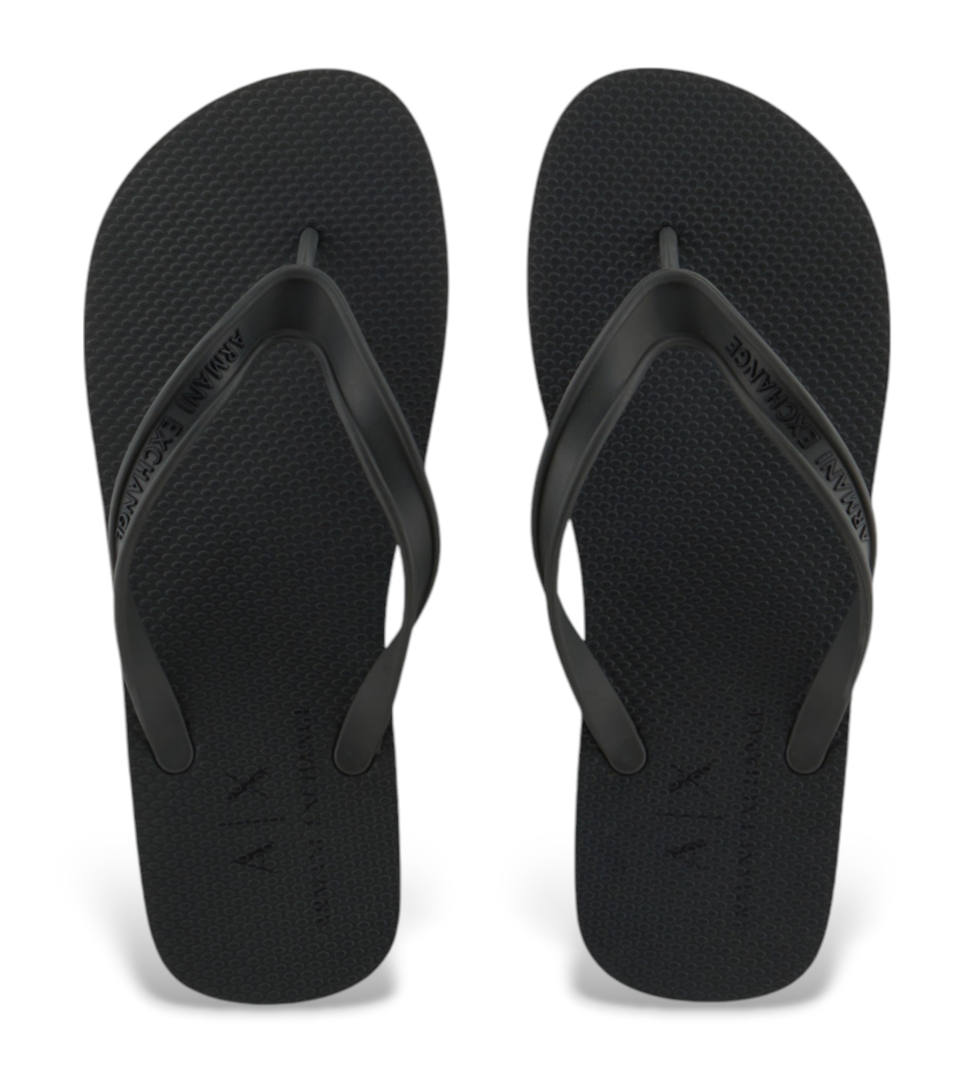 Armani Exchange Round Toe Flip Flops