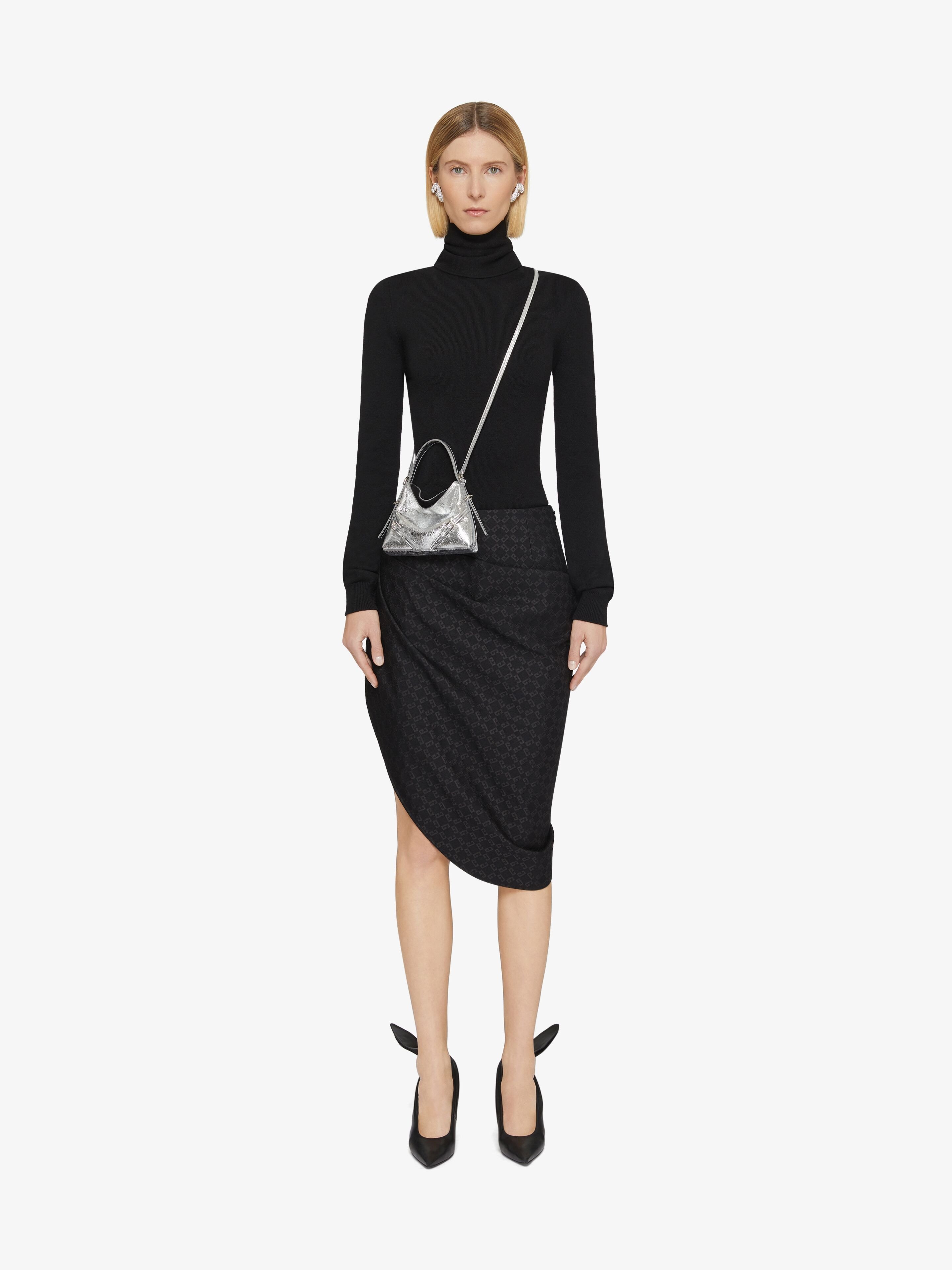 Givenchy Nano Voyou Shoulder Bag In White
