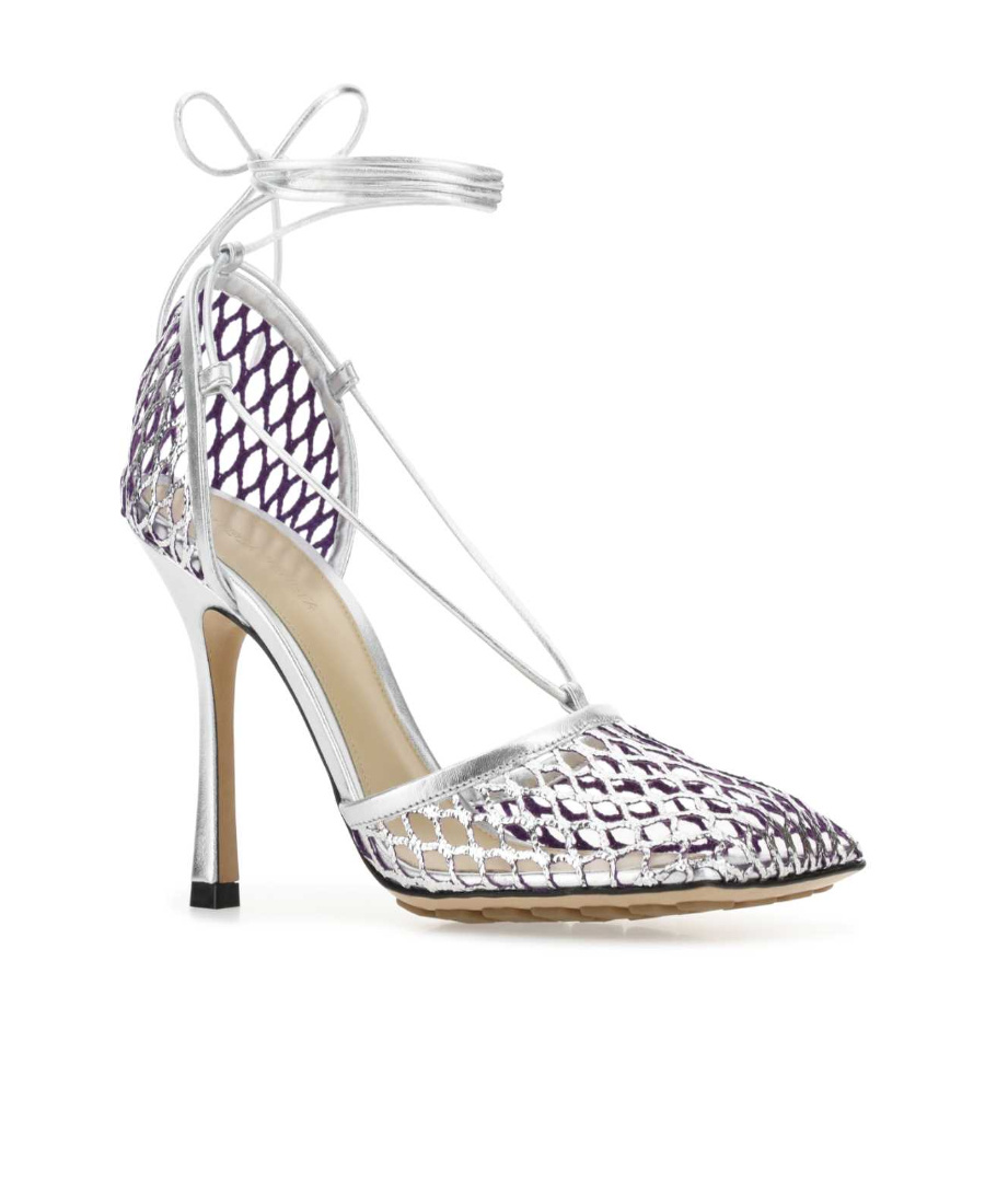 Bottega Veneta Stretched Lace-up Sandals In White