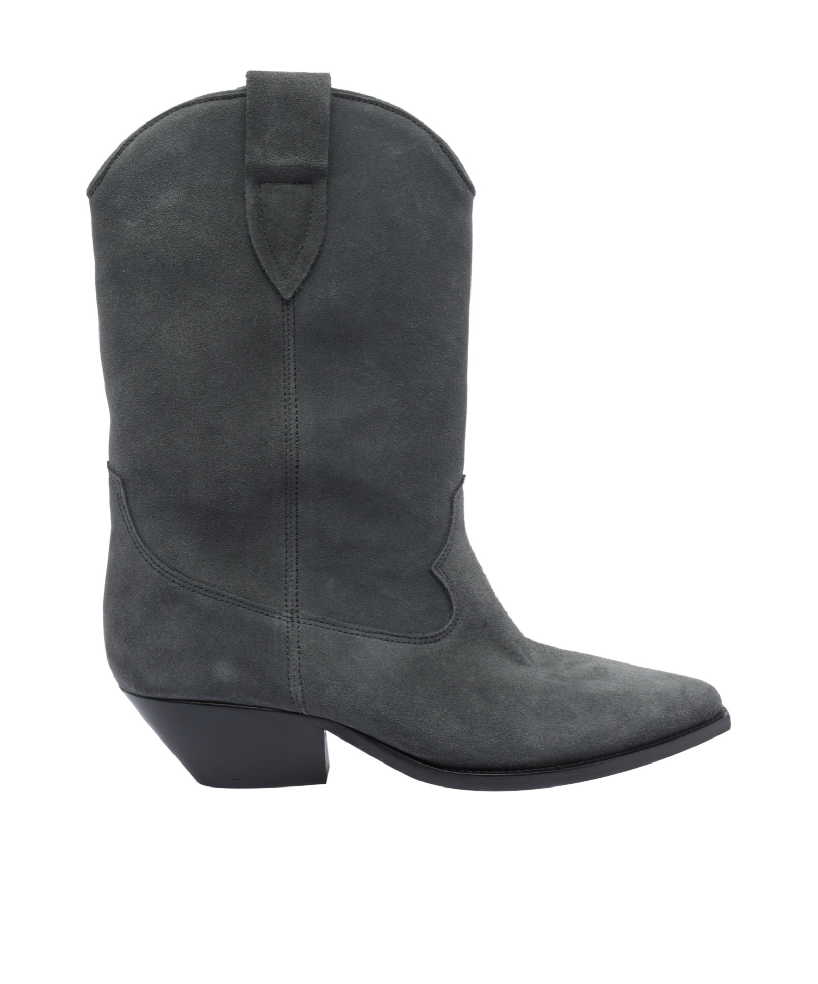 Isabel Marant Duerto Pointed Toe Cowboy Boots In Black