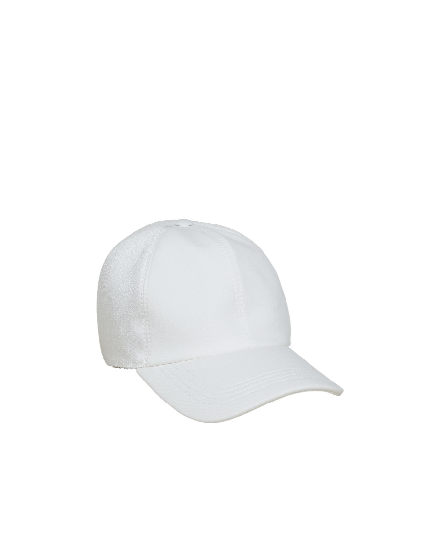 Brunello Cucinelli Sequin-embellished Baseball Cap In White