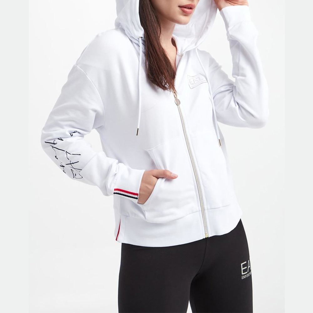 EA7 PULL ROPE HOODED SWEATER