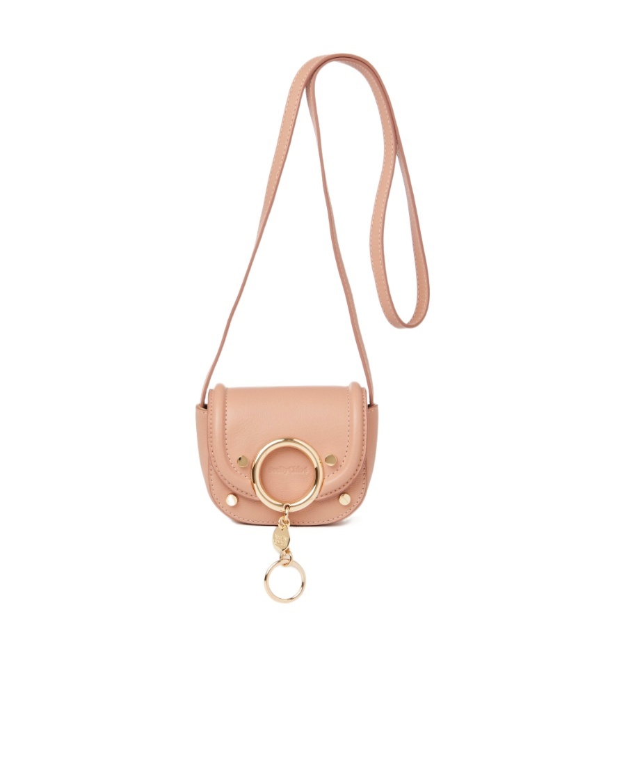 SEE BY CHLOÉ MINI MARA LEATHER SHOULDER BAG 