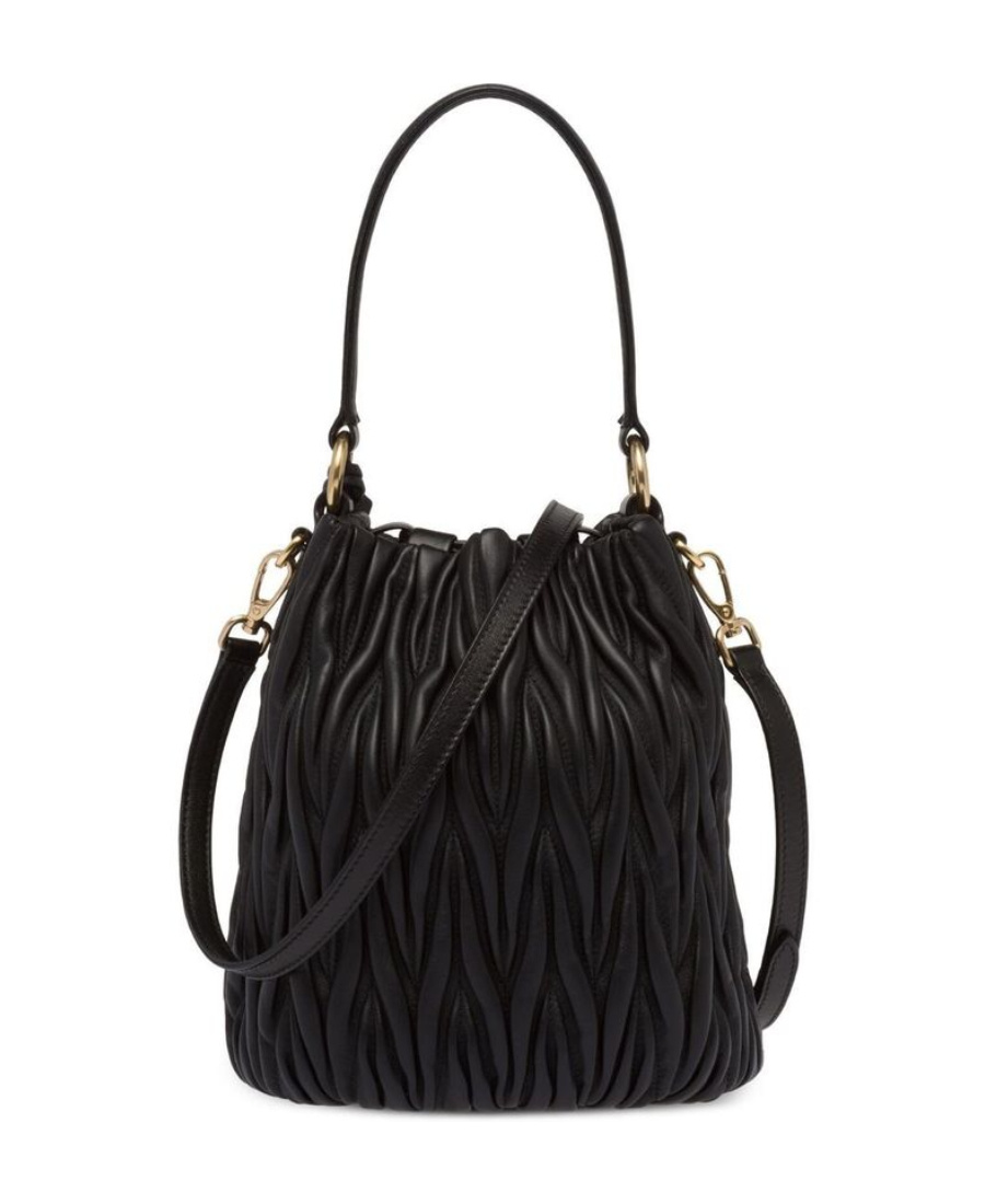 Miu Miu Pleated Shoulder Bag
