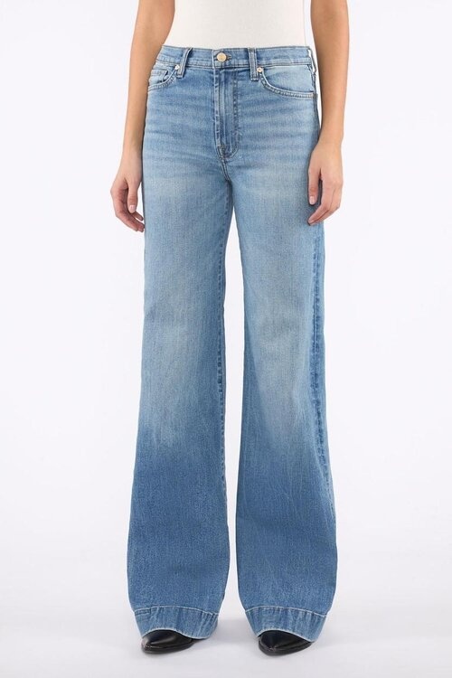 7 For All Mankind Straight-leg Jeans In Blue