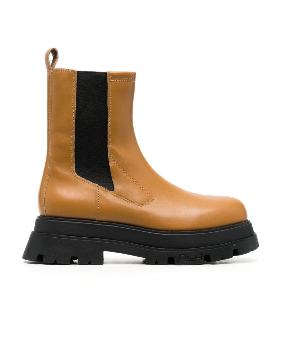 Ash Elite Studded Chunky Sole Boots In Black