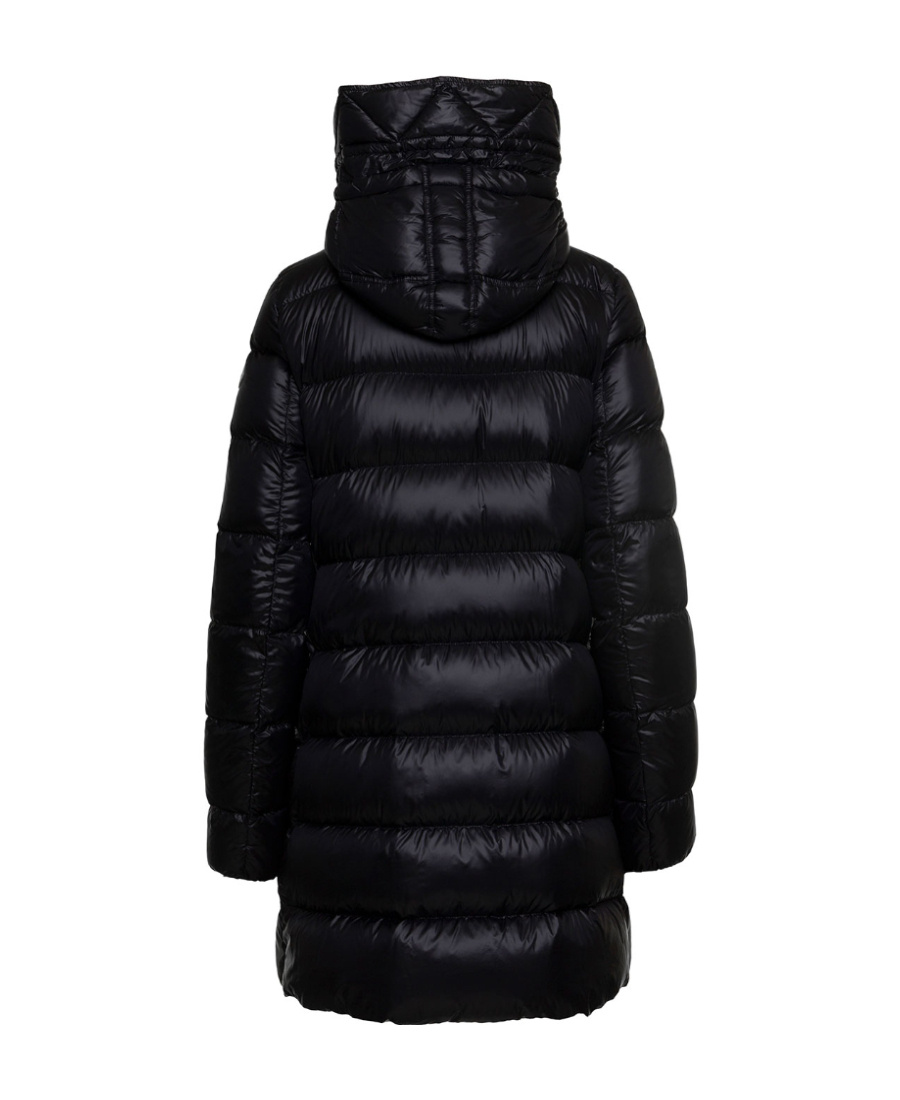 Moncler Hooded Down Jacket In Black