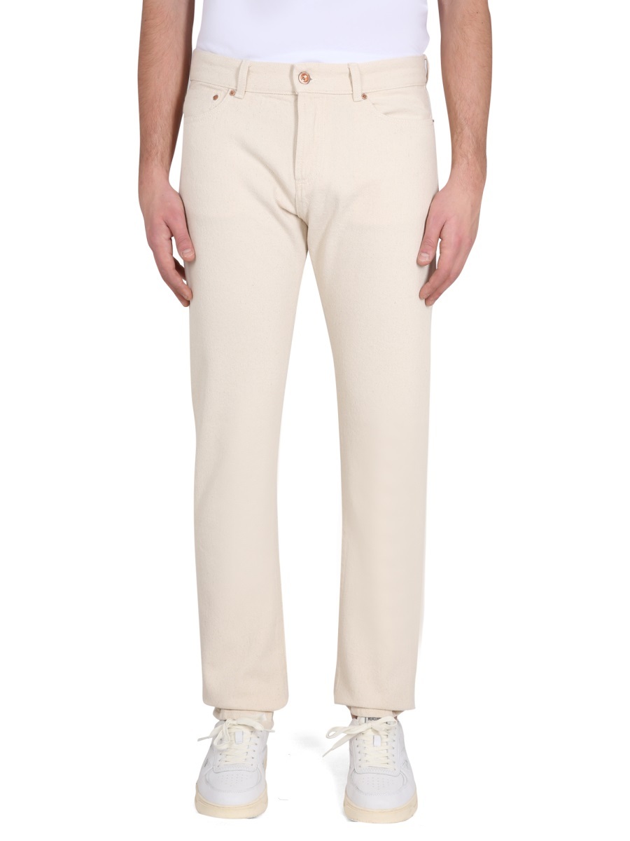 Aspesi Jeans In Denim In White