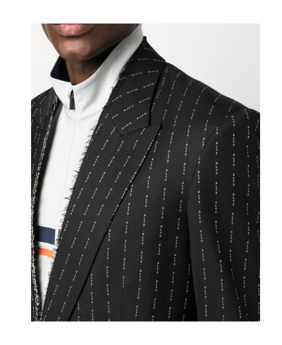 Alyx Embroidered Wool-cashmere Blazer In Black
