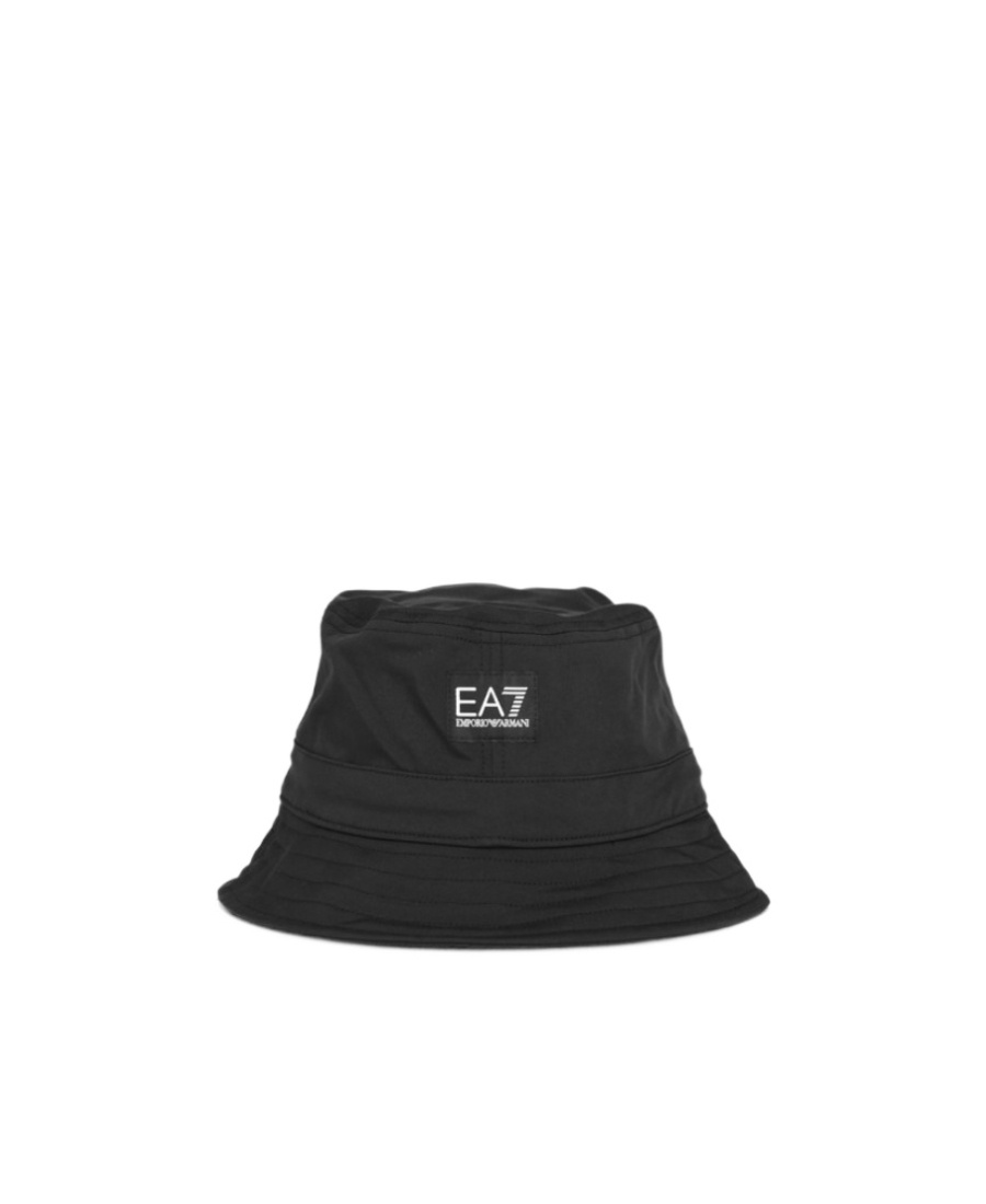 Ea7 Logo Hat In Black