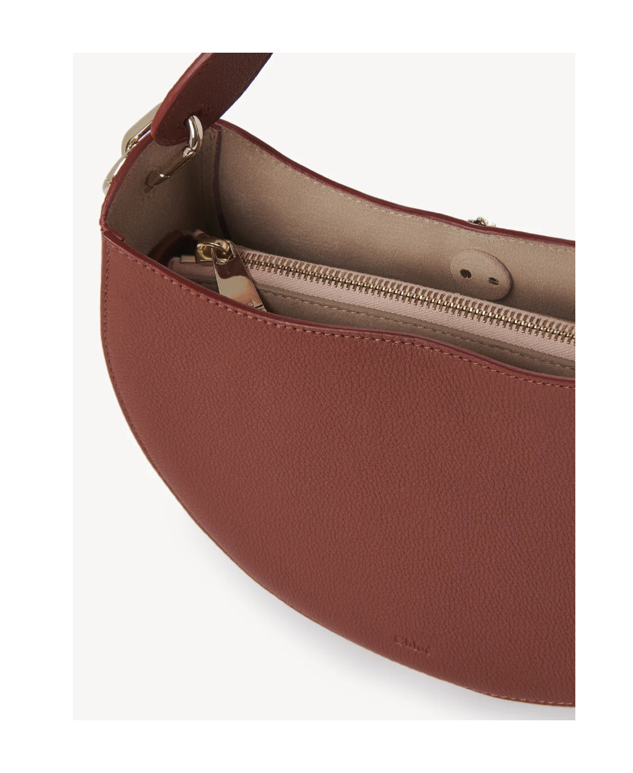 Chloé Arlene Leather Shoulder Bag In Red