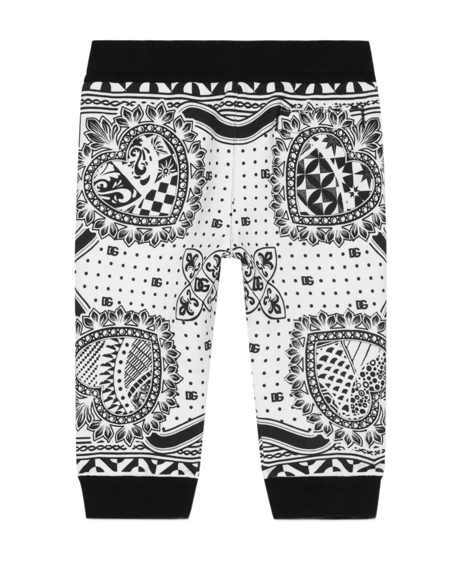 DOLCE & GABBANA BANDANA-PRINT JERSEY TRACK PANTS