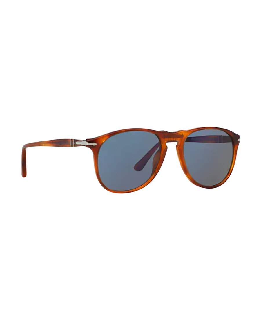 Persol Terra Di Siena Acetate Sunglasses In Blue