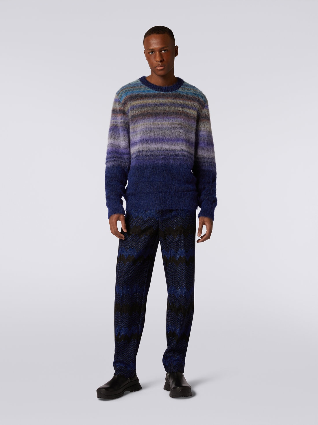 Missoni Degrade Shirt In Blue