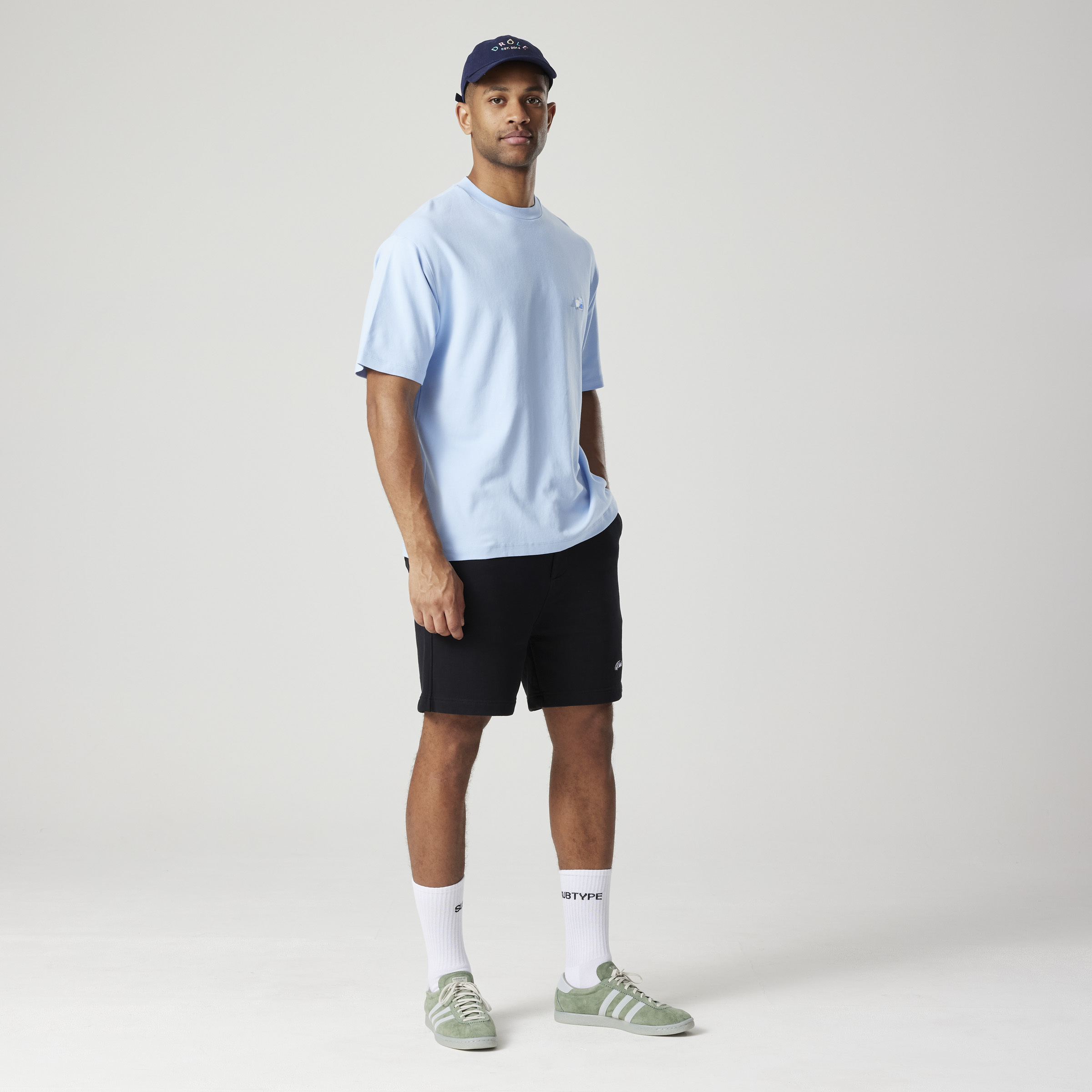 Drôle De Monsieur Logo T-shirt In Blue