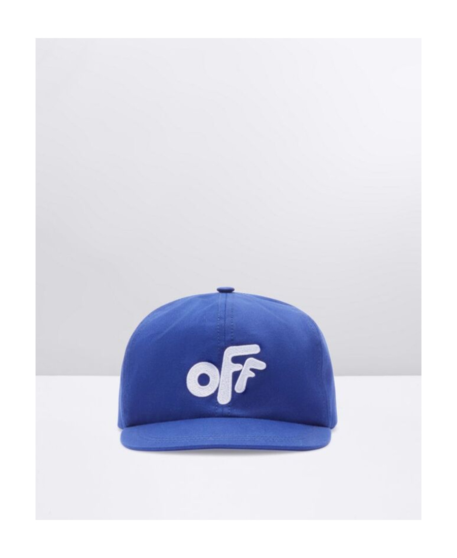 Off-white Embroidered-logo Baseball Cap In Blue
