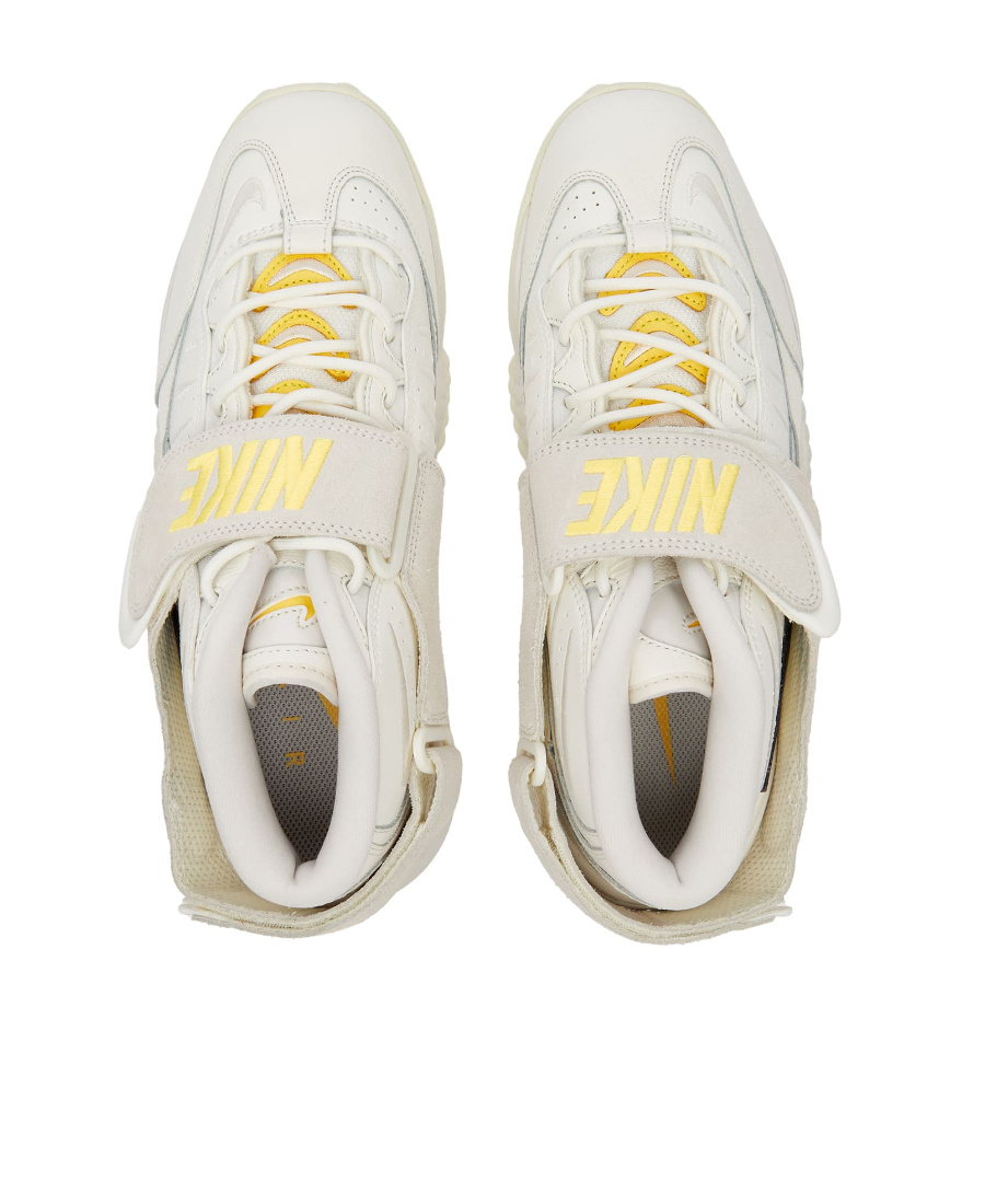 Nike Air Adjust Force High-top Lace-up Sneakers In White